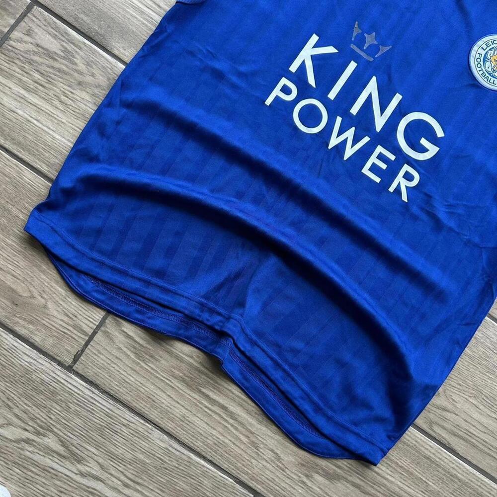 Y2K Leicester City Puma 2017 2018 Blue Jersey Shirt - Picture 6 of 7